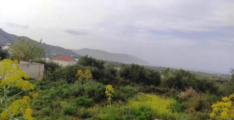 Kavallos Kreta, Kavallos: Grundstück mit Meerblick zu verkaufen Grundstück kaufen